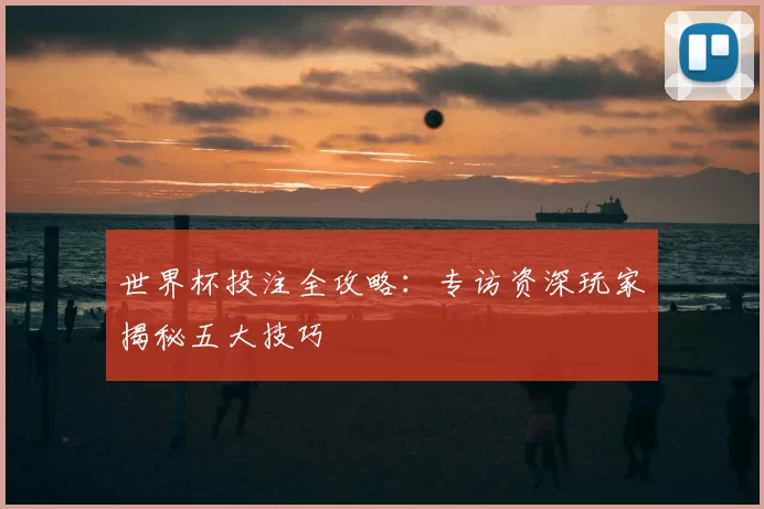 世界杯投注全攻略：专访资深玩家揭秘五大技巧
