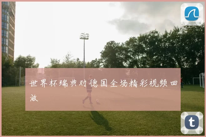 世界杯瑞典对德国全场精彩视频回放